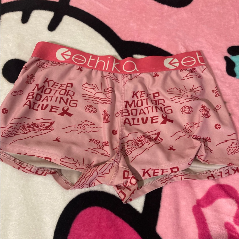 pink ethika shorts
